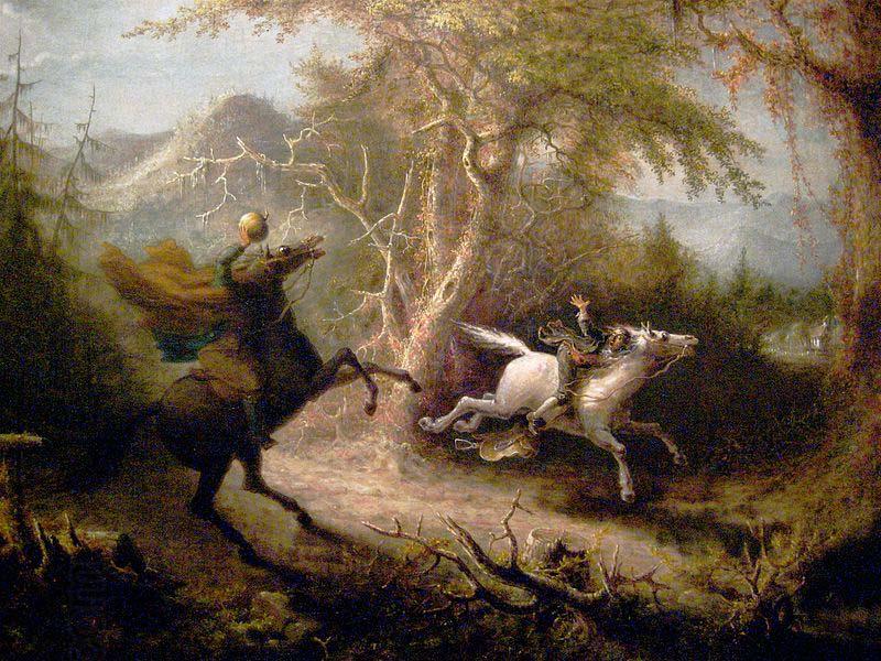 John Quidor The Headless Horseman Pursuing Ichabod Crane China oil painting art